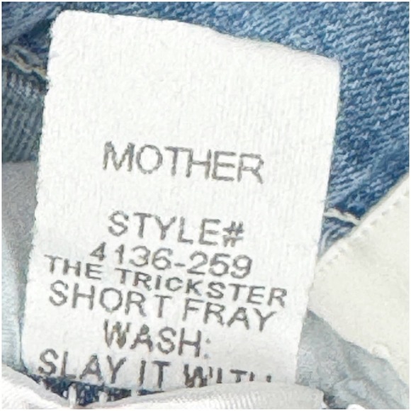 Mother The Trickster Short Fray in Slay It With Flowers Shorts Size 27 NWT - Picture 8 of 13